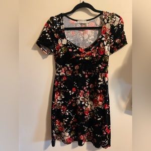 Urban outfitters black shirt sleeve soft dress